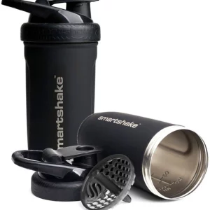 Vaso mezclador SmartShake de acero inoxidable – Botella deportiva de primera calidad